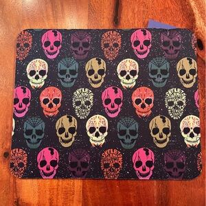New Skeleton skull head day of the dead spooky mousepad